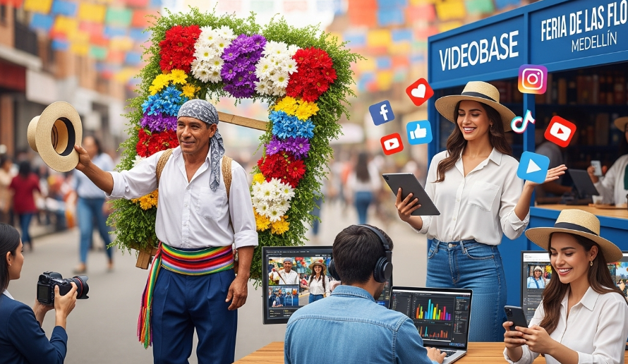 Activación de marca Feria de las Flores Medellín - Videobase